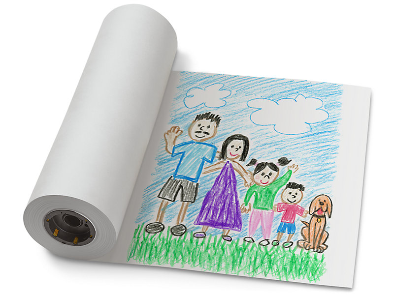 Kids Drawing Paper Large Coloring Roll For Kids Sticky Drawing