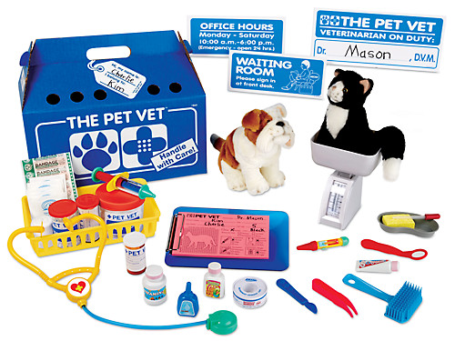 Educational Toys My Pet Vet Centre Play Set Playset & Accessories Carry Case New 