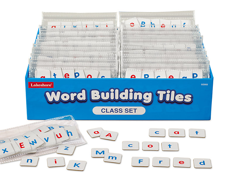 Eureka Educational Tub of Word Tiles Classroom Supplies for Teachers,160 pc  (867450) 