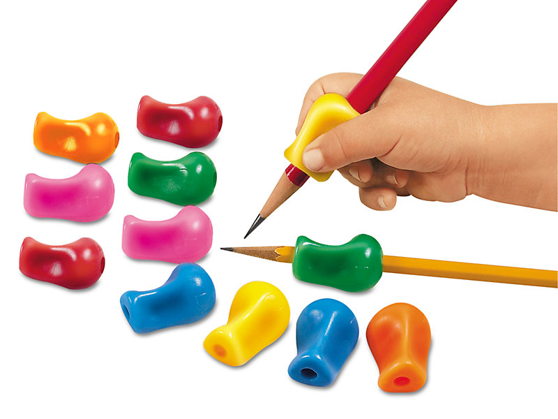 The Pencil Grip Soft Foam Pencil Grips, Assorted - 12 pack