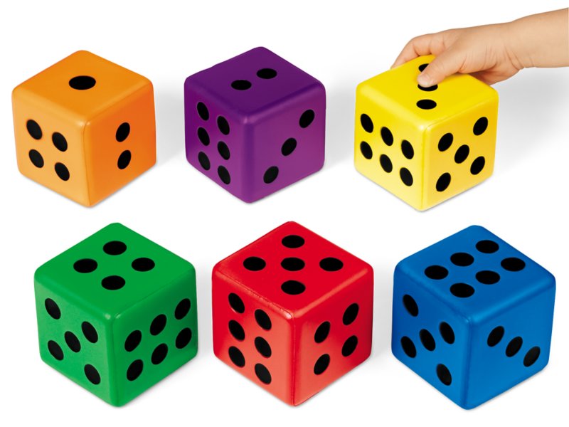 Jumbo Soft Dice at Lakeshore Learning