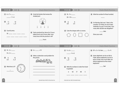 Daily Math Practice Workbook&nbsp;- Gr.&nbsp;3