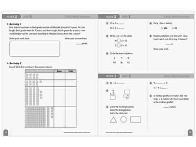 Daily Math Practice Workbook&nbsp;- Gr.&nbsp;3
