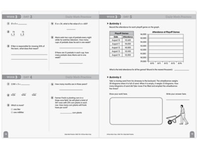 Daily Math Practice Workbook&nbsp;- Gr.&nbsp;5
