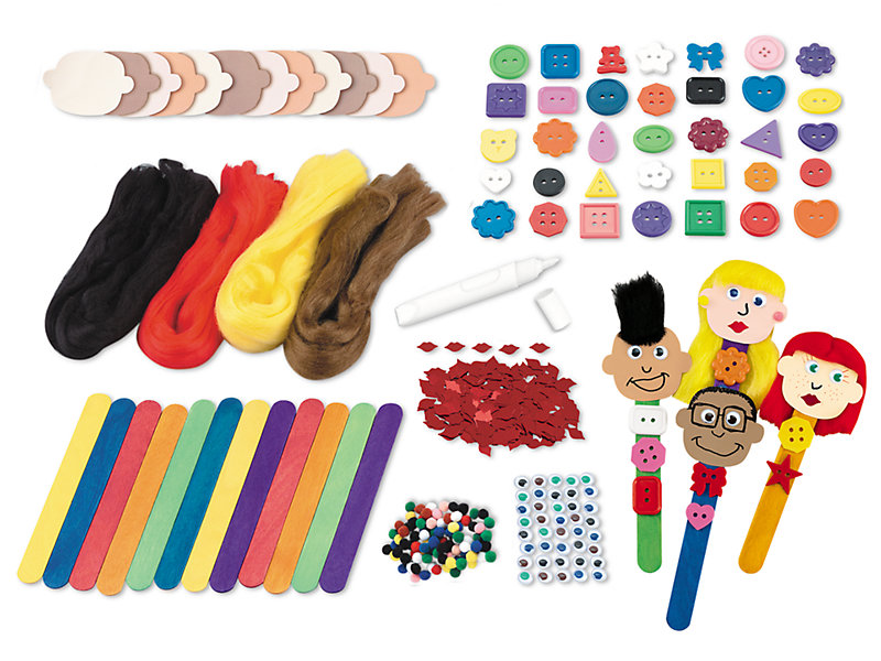 FREE! - Stick Puppets to Support Teaching on The Crunching Munching