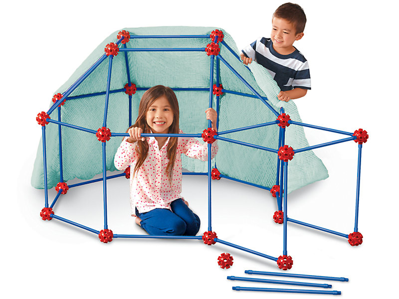 Construction Fort Building Kit 80 Pieces Ultimate Forts Builder