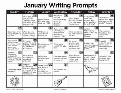writing prompts grade 2