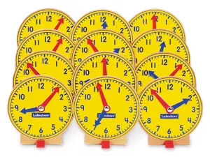 Lakeshore Student Clocks&nbsp;- Set&nbsp;of&nbsp;12