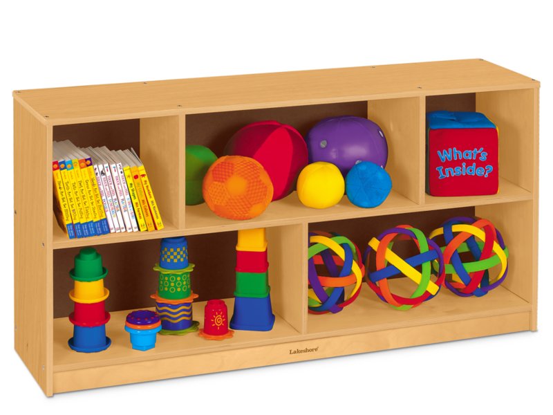 Classic Birch Toddler Storage Unit at Lakeshore Learning