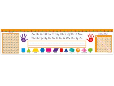Lakeshore Traditional Manuscript Reference Nameplates Gr 1 3 At Lakeshore Learning