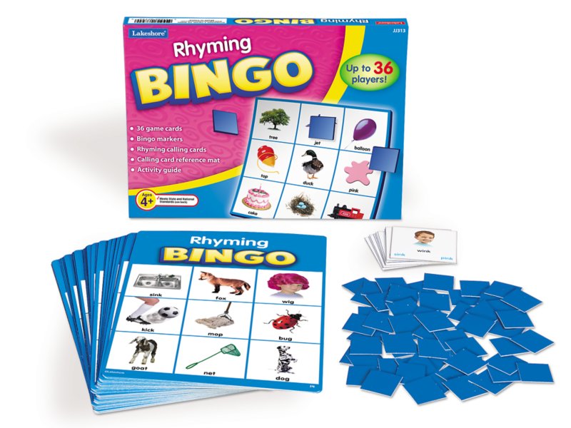 Rhyming Bingo at Lakeshore Learning