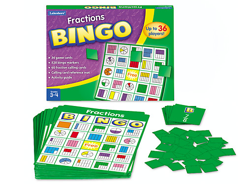 Fractions Bingo at Lakeshore Learning
