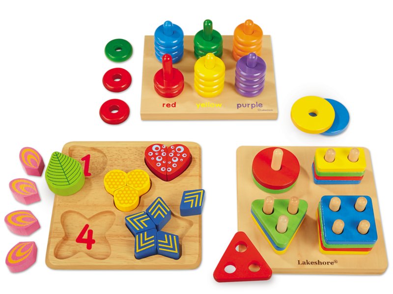 Classic Hardwood Activity Boards - Complete Set at Lakeshore Learning
