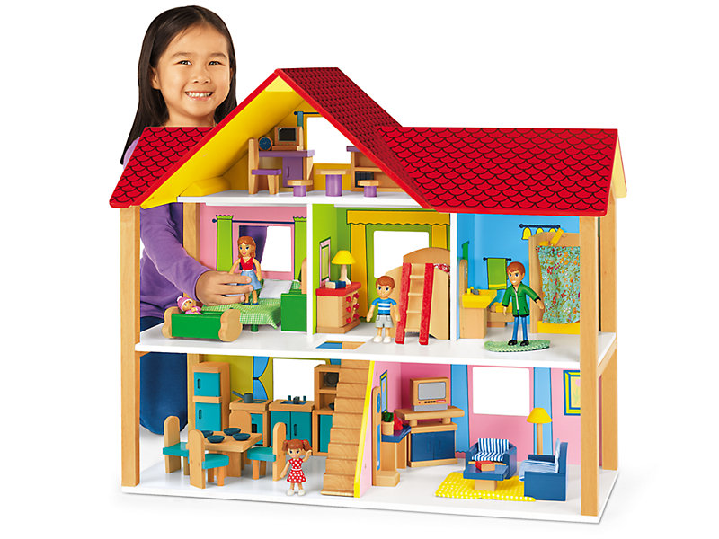 Dolls Houses, Large Wooden Dolls House