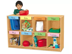 Classic Birch Big 8 Cubbies Storage Unit