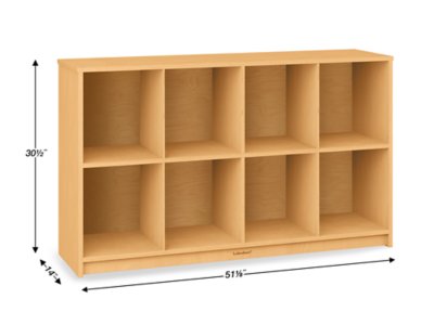 Classic Birch Big 8 Cubbies Storage Unit