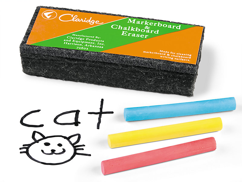 Blackboards W/Chalk and Erasers -Pack of 12