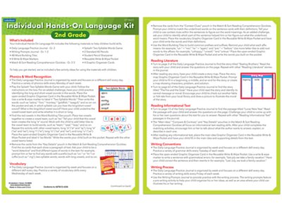 Individual Hands-On Language Kit – Gr.&nbsp;2