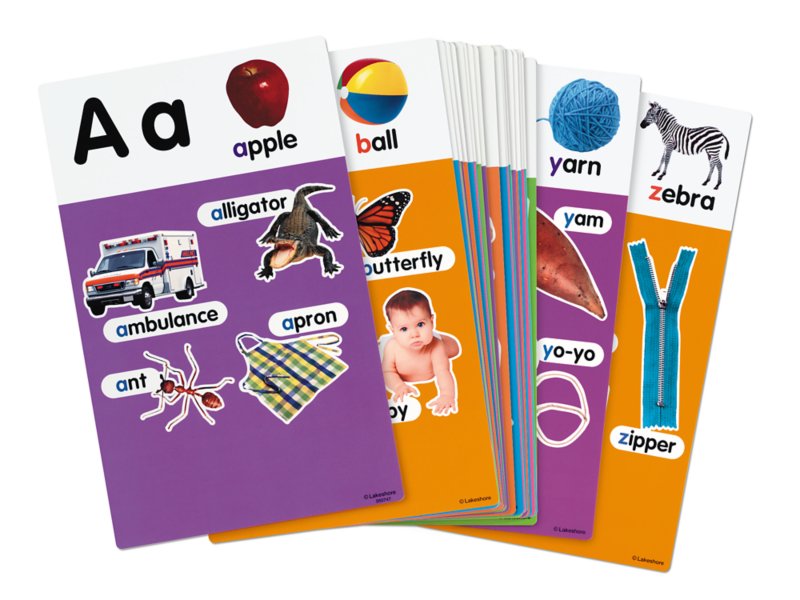 Complete Set of Alphabet Cards from A-Z - botanicalabc