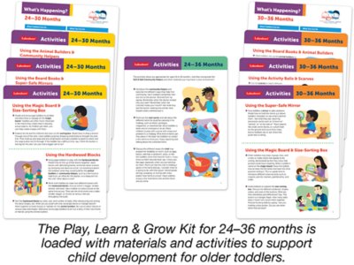 Play, Learn&nbsp;& Grow Kit <span style="white-space: nowrap;">24-36</span> Months