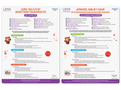 Learn, Talk&nbsp;& Play! Infant Family Engagement Kit