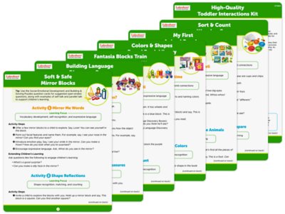 High-Quality Toddler Interactions Kit