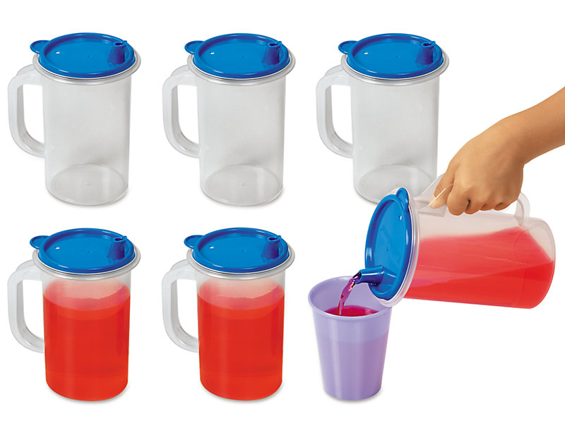 Help-Yourself Pitchers - Set of 6 at Lakeshore Learning
