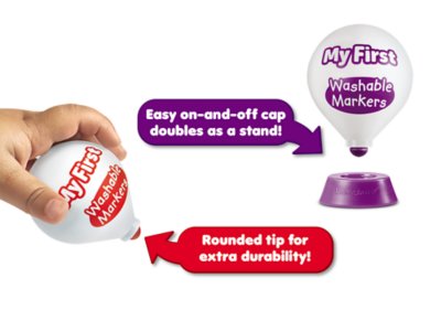 My First Washable Markers&nbsp;- Set&nbsp;of&nbsp;8