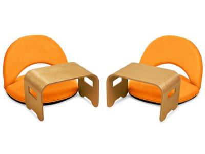 Flex-Space Independent Floor Work Space Bundle - Orange