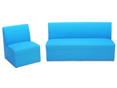 Flex-Space Cozy Work Space Bundle - Blue