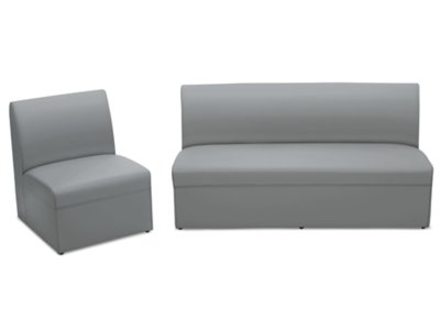 Flex-Space Cozy Work Space Bundle - Gray