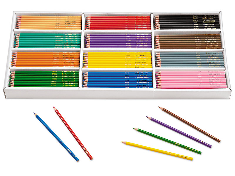 Making hundreds of colours from only 12 pencils