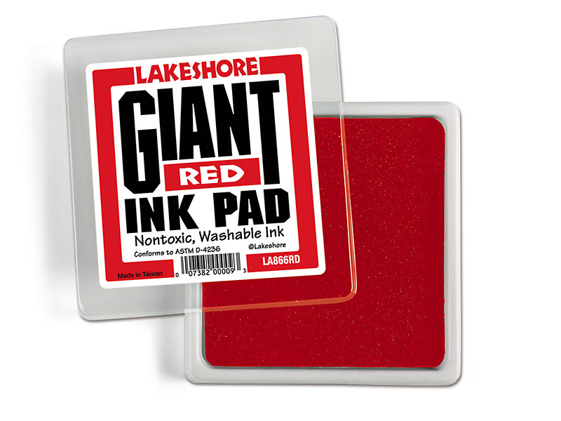 Bright Giant Washable Color Ink Pads at Lakeshore Learning