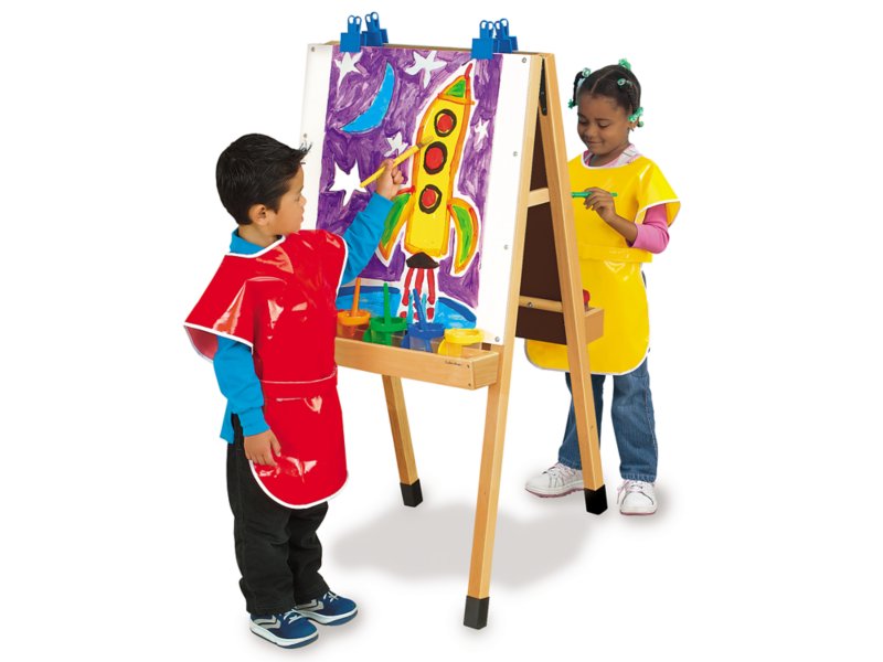 Lakeshore Toddler Heavy-Duty Hardwood Easel