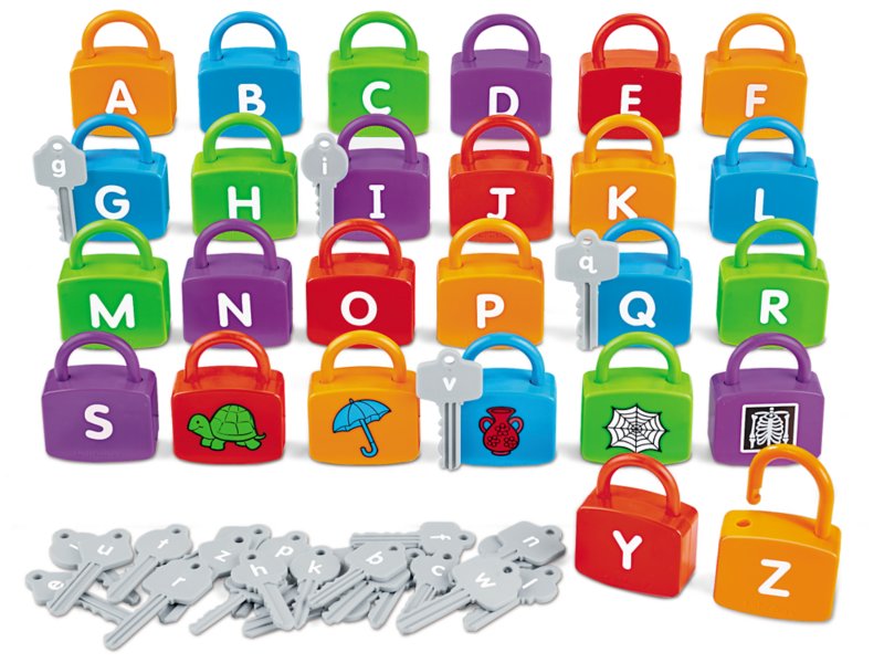 Alphabet Learning Locks at Lakeshore Learning