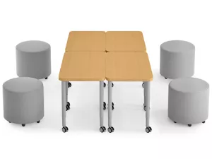 Modern Edge Mobile Lounge Seat&nbsp;& Desk Zone