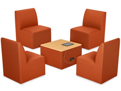 Modern Edge Chair & Powered Table Zone at Lakeshore Learning