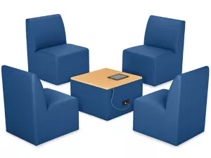 Modern Edge Chair&nbsp;& Powered Table Zone