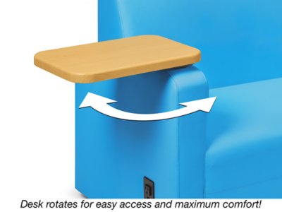 Flex-Space Comfy Chair with Desk&nbsp;& Power Zone