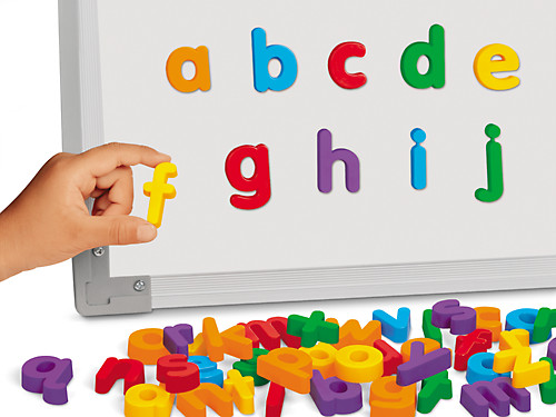 Alphabet Magnets ABC 100 Colourful Letters Capitals & Lower Case for sale online 
