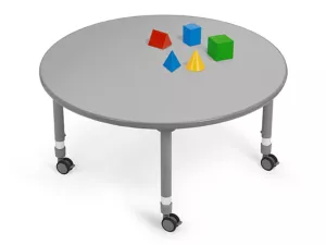 Flex-Space Mobile Round Tables&nbsp;- Gray