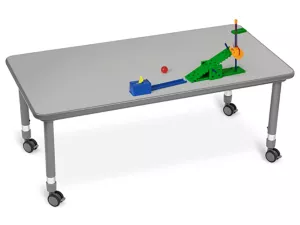 Flex-Space Mobile Rectangular Tables&nbsp;- Gray
