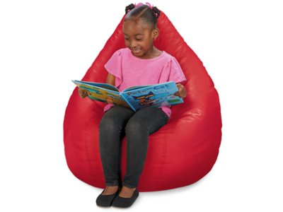 Premium Teardrop Beanbag Seat - Red
