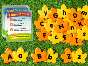 Learning Letters Activity Leaves
