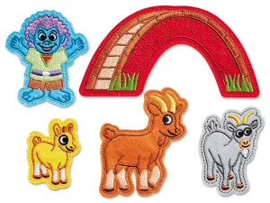 Three Billy Goats Gruff Storytelling Puppets