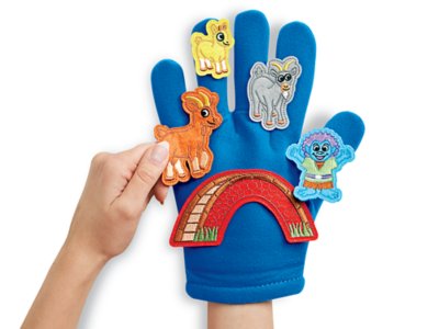 Three Billy Goats Gruff Storytelling Puppets