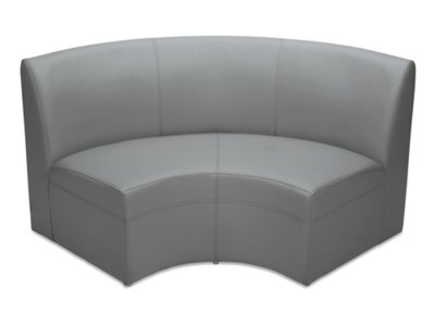 Flex-Space Modular Curved Couch - Gray