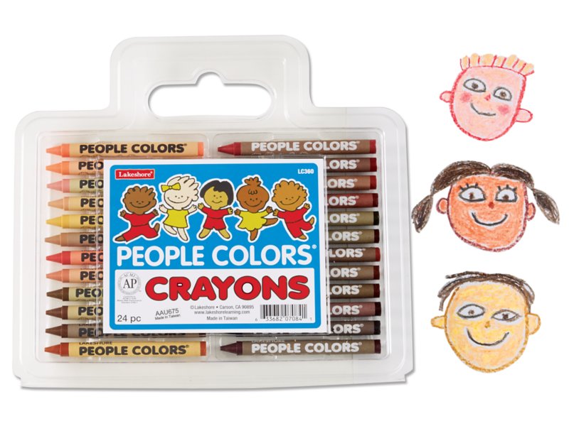 Lakeshore People ColorsÆ Jumbo Colored Pencils - Set of 12