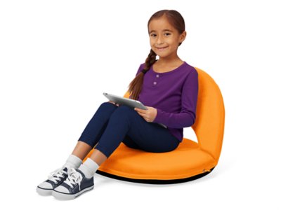 Flex-Space Washable Comfy Floor Seat - Orange
