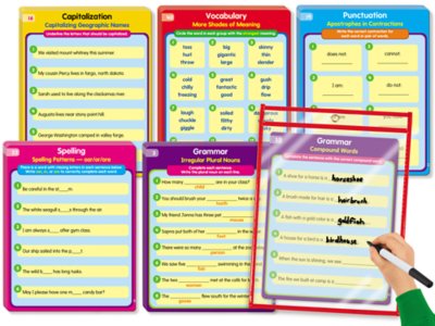 Self-Checking Language Practice Cards - Gr. 2 at Lakeshore Learning